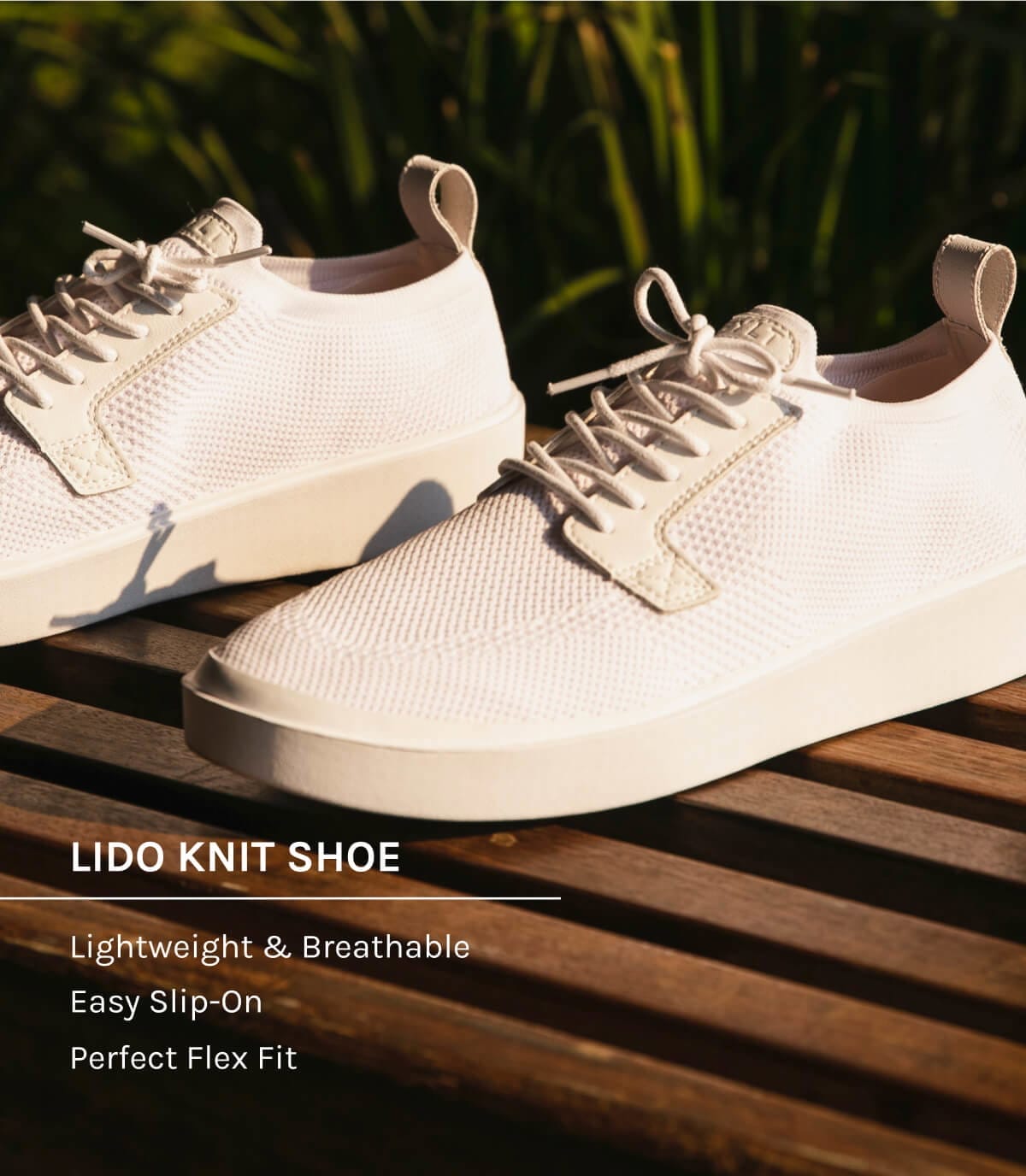 Lido Knit Shoe- Lightweight & breathable; Easy Slip-on; Perfect Flex Fit