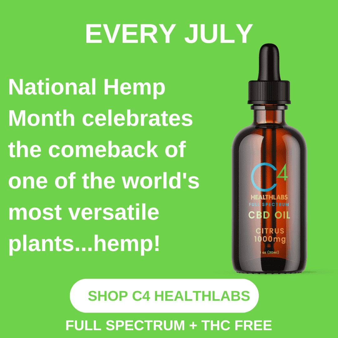 Every July, Naitonal Hemp Month celebrates the world's most versatile plant - hemp.