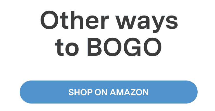 BOGO on Amazon