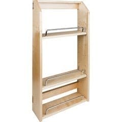 9-1/2 Inch Width x 4 Inch Depth x 24 Inch Height Adjustable Spice Rack for 15 Wall Cabinet, Min. Cabinet Opening: 12 Inch Width