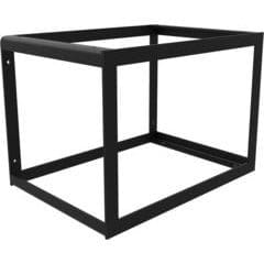 12 Inch Depth x 17 Inch Width x 12 Inch Steel Cube Cabinet, Model B, Black
