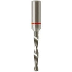 Brand New! 3.5mm CED x 70mm Length x 35mm DOC Solid Carbide Brad Point Drill, Left Hand Rotation