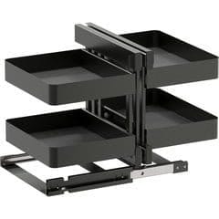 Brand New! VS COR Flex Planero Base Pullout for 17.5 Inch Cabinet Opening Width, Carbon Steel Gray