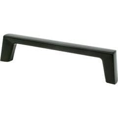 Brand New! Berenson Brookridge 5-1/16 Inch Center to Center Matte Black Cabinet Pull, Zinc Material, Transitional Style, Classic Comfort Series