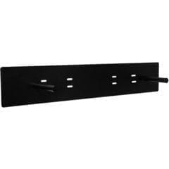 Brand New! 27-1/2 Inch Width x 6 Inch Depth Accent Floating Shelf Bracket, Black