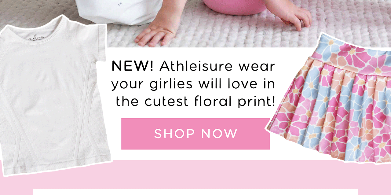 NEW! Athleisure wear your girlies will love in the cutest floral print! | SHOP NOW