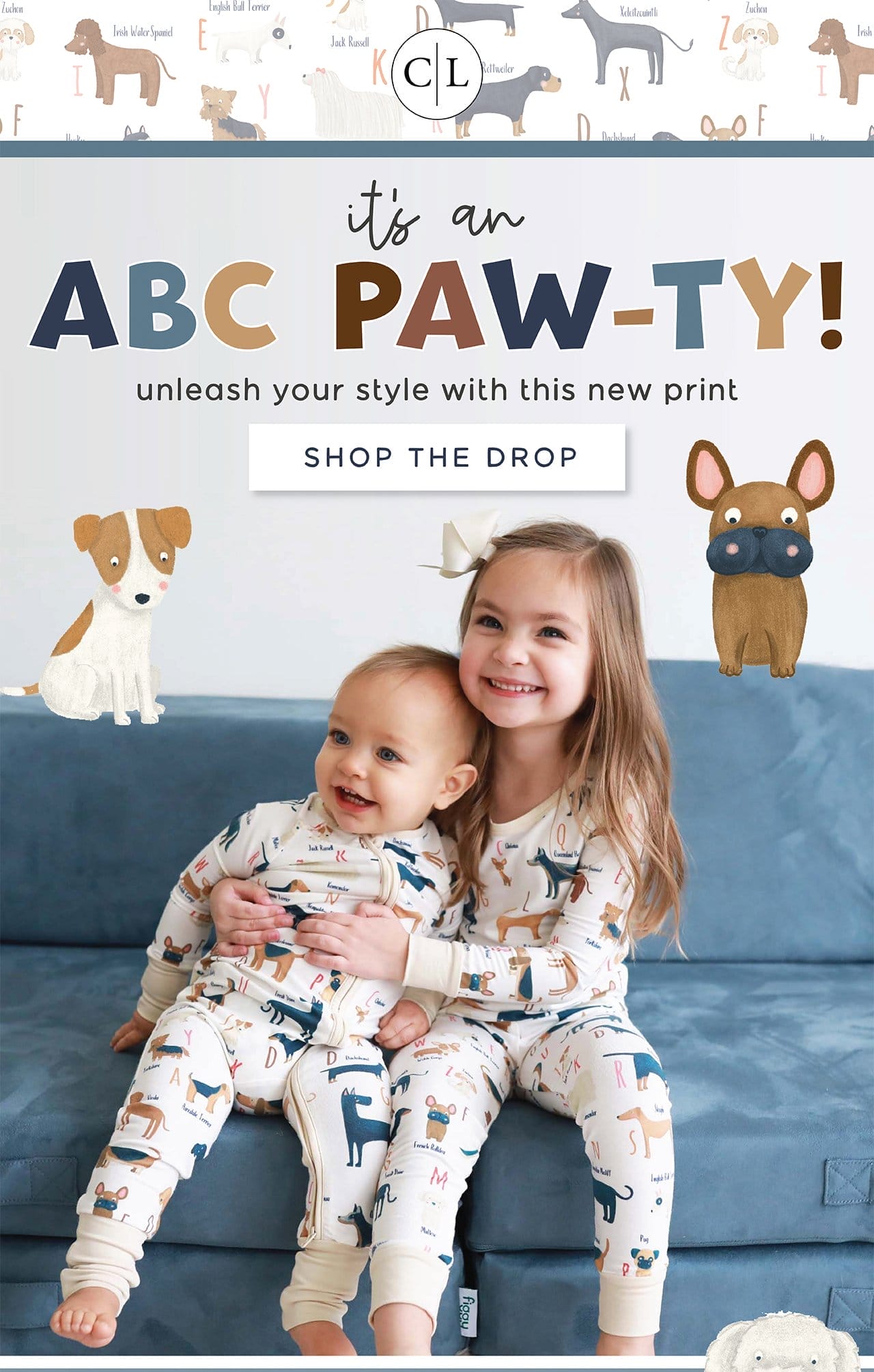 it's an ABC PAW-TY! unleash your style with this new print | SHOP THE DROP