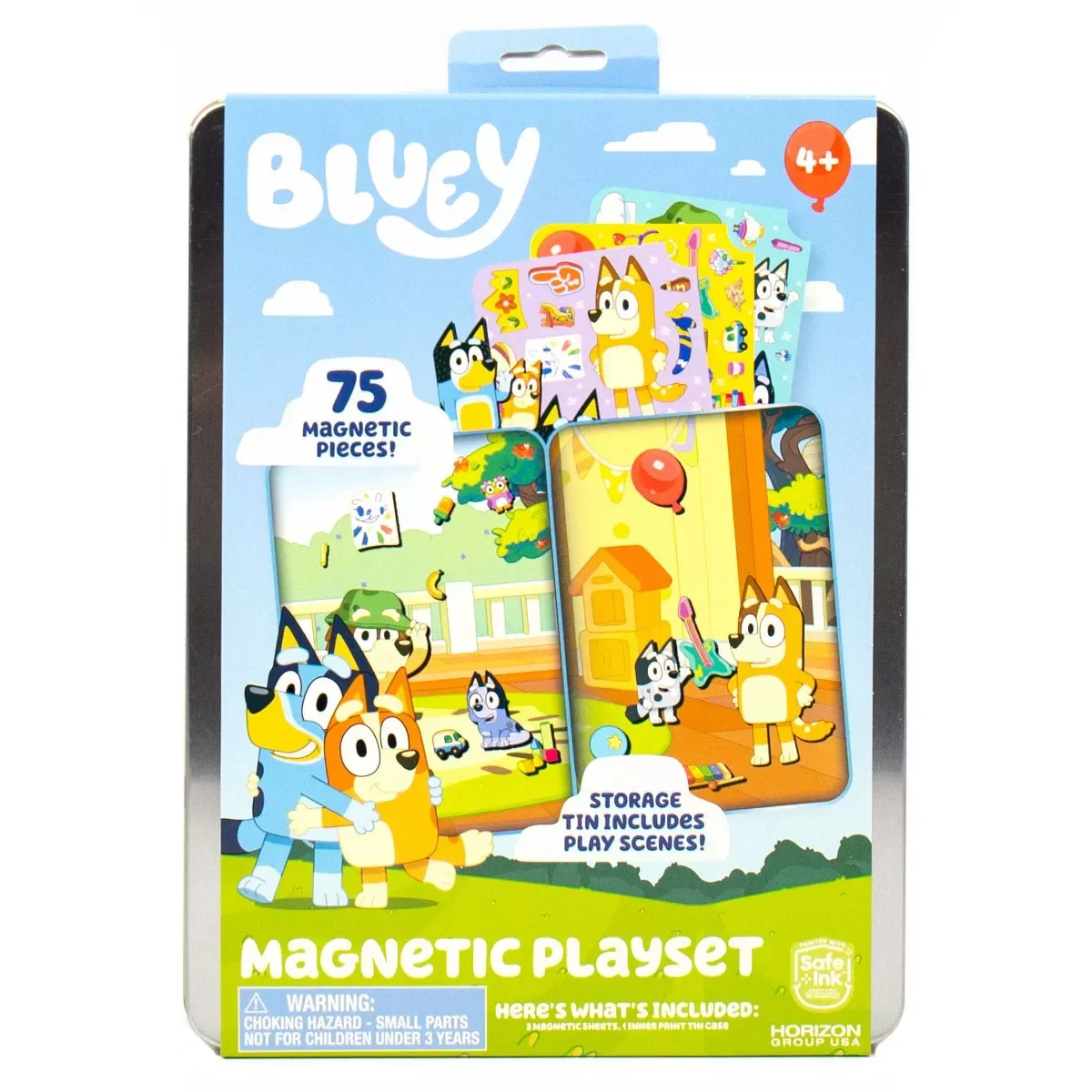 Image of Bluey Magnetic Tin Playset