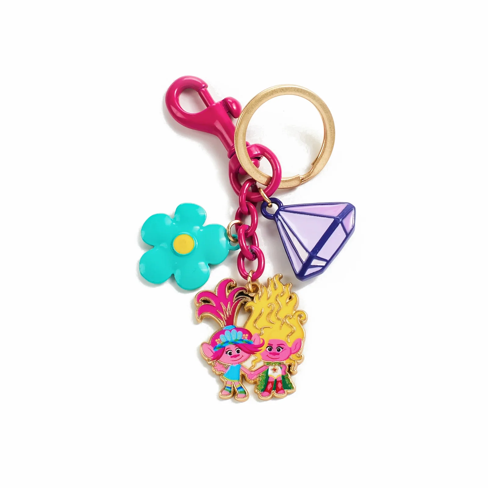 Image of Trolls x CAMP Poppy and Viva Keychain