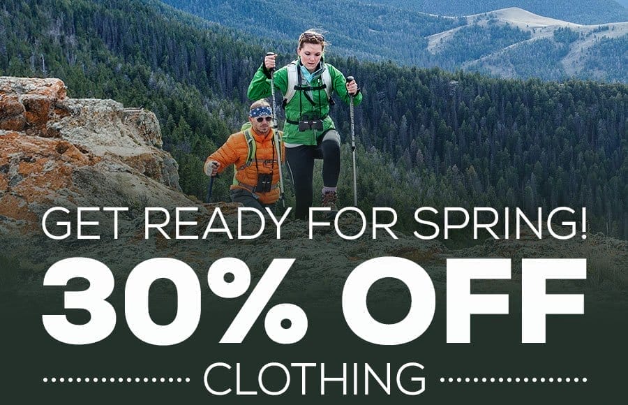 30% OFF Clothing