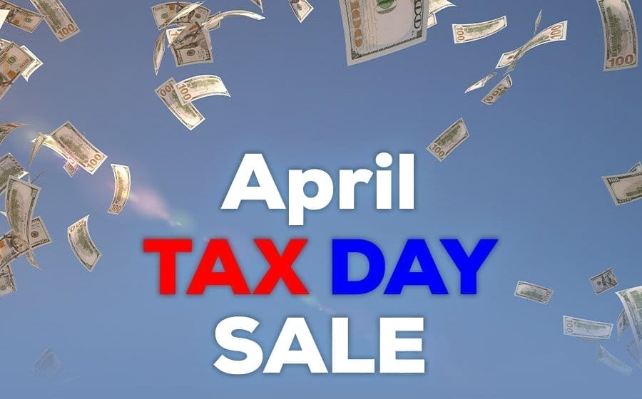 April Tax Day Sale