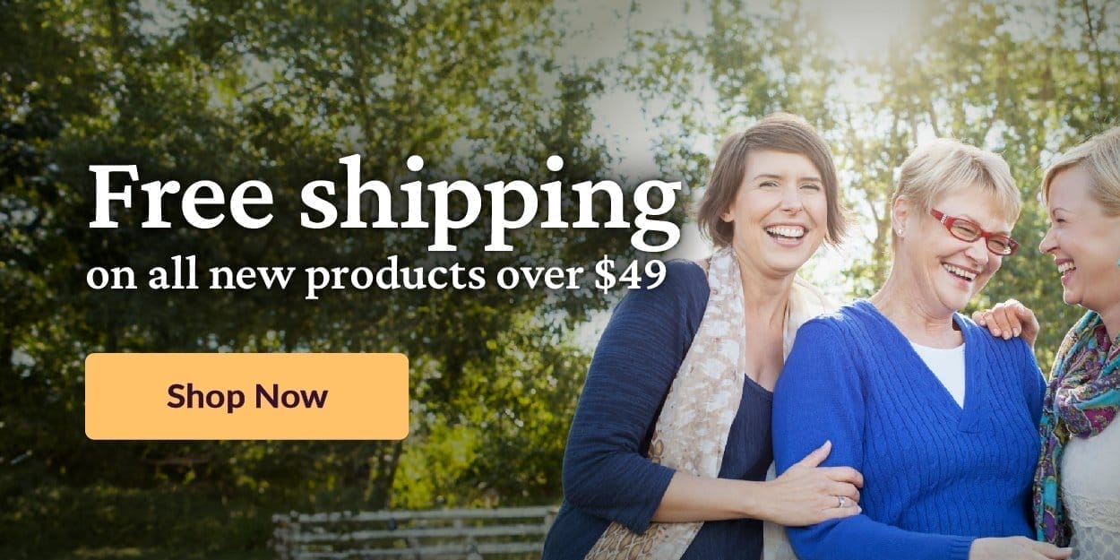 Free shipping on all new products over \\$49