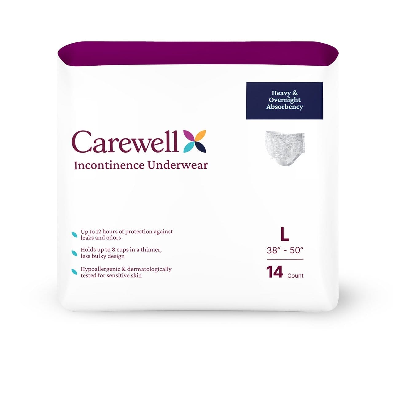 Image of Carewell Overnight Incontinence Underwear
