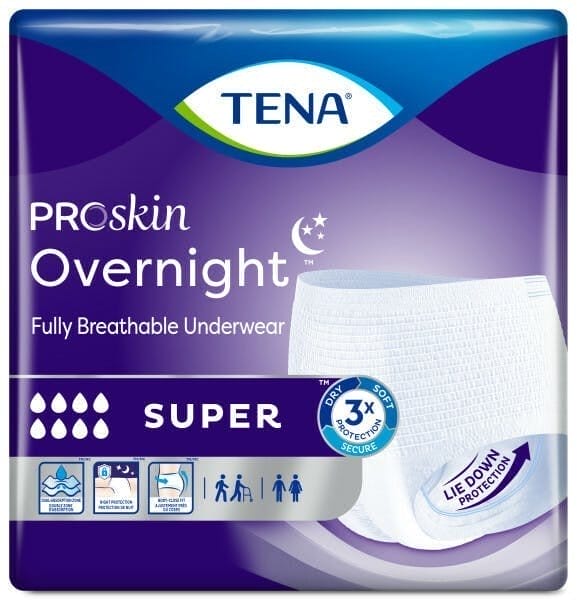 Image of TENA ProSkin Overnight Super Protective Incontinence Underwear