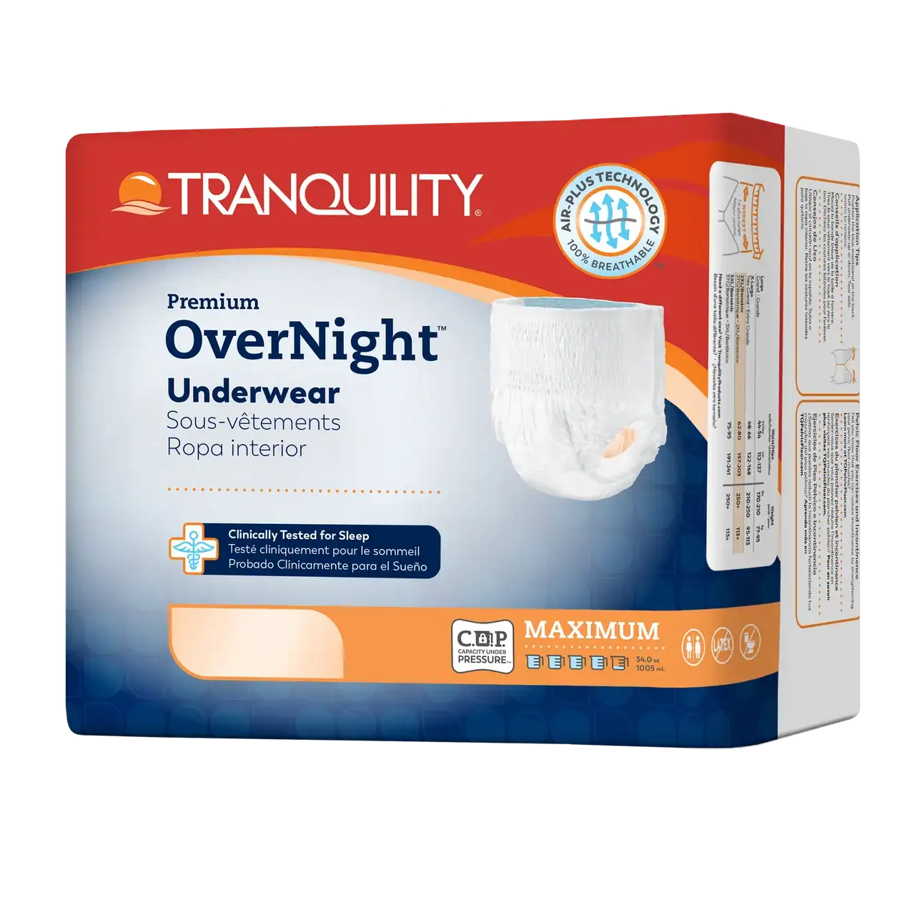 Image of Tranquility Premium Overnight Disposable Absorbent Underwear