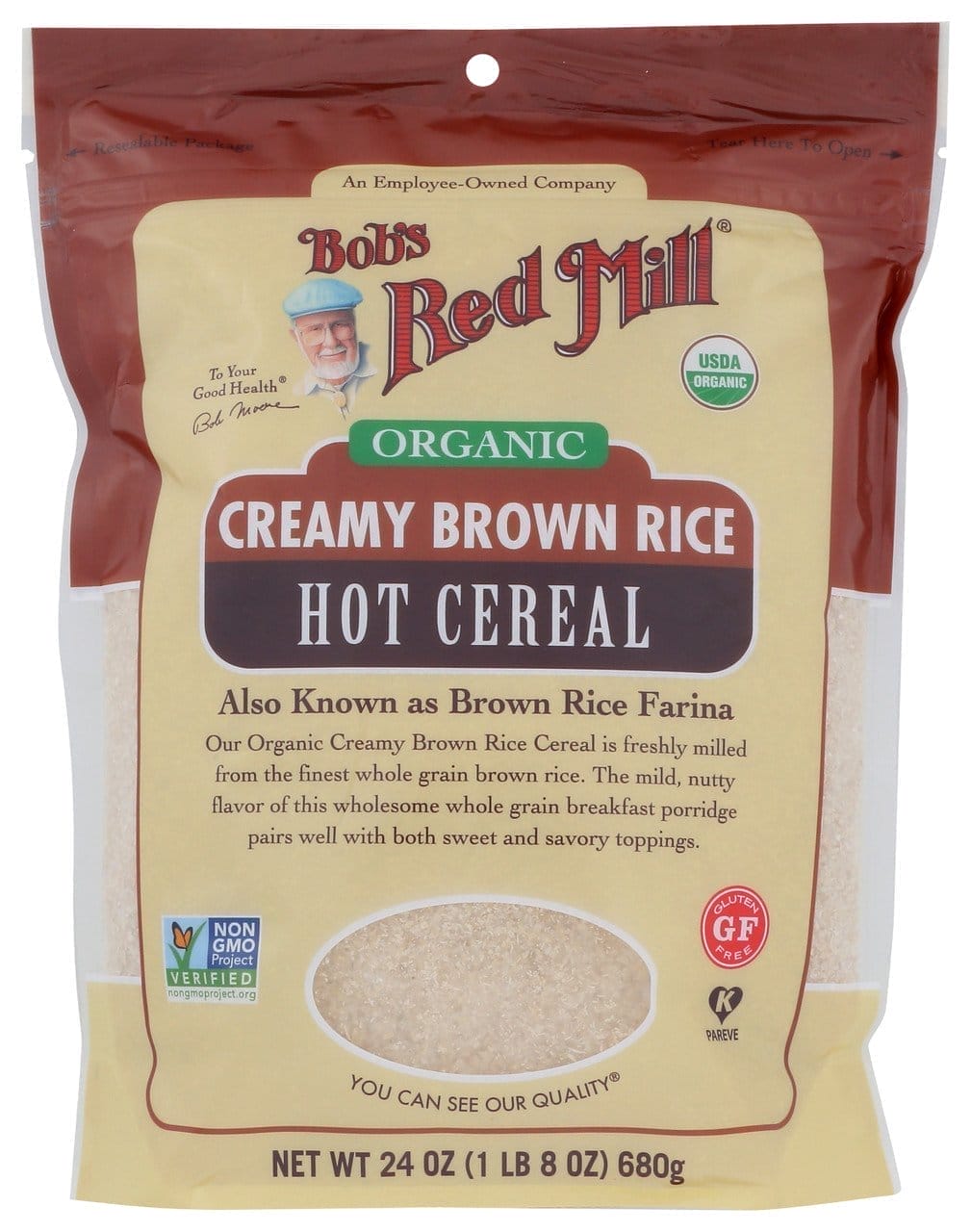 Image of Bob's Red Mill Organic Creamy Brown Rice Cereal