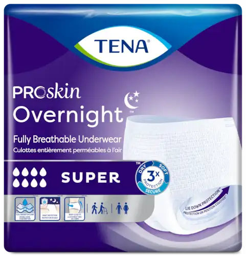 Image of TENA ProSkin Overnight Incontinence Underwear