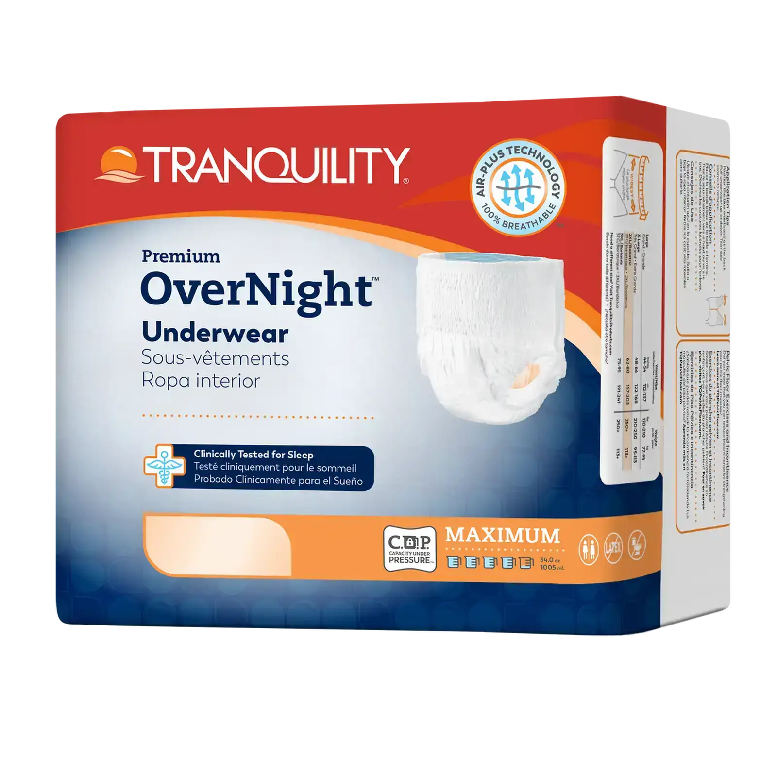 Image of Tranquility Premium Overnight Disposable Absorbent Underwear