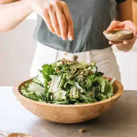 Handcrafted Wood Salad Bowls