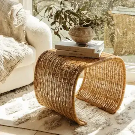 Healdsburg Wicker Side Table