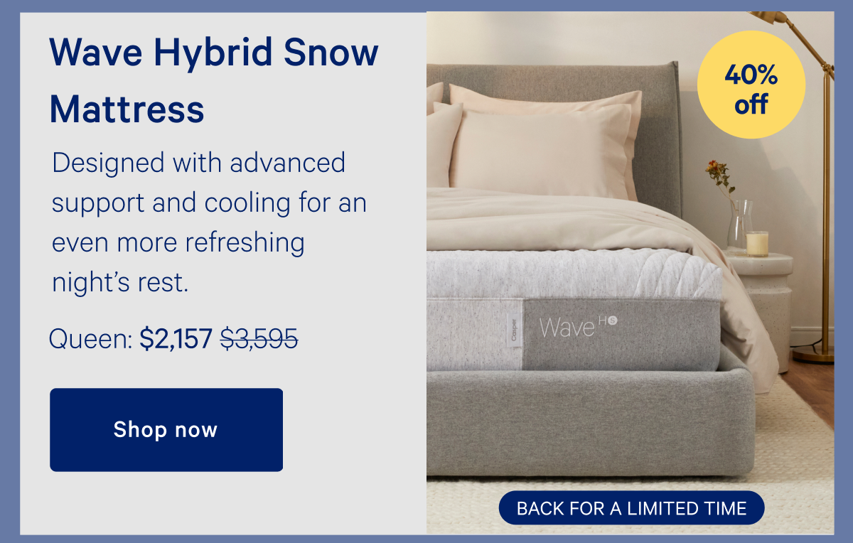 Wave Hybrid Mattress Snow