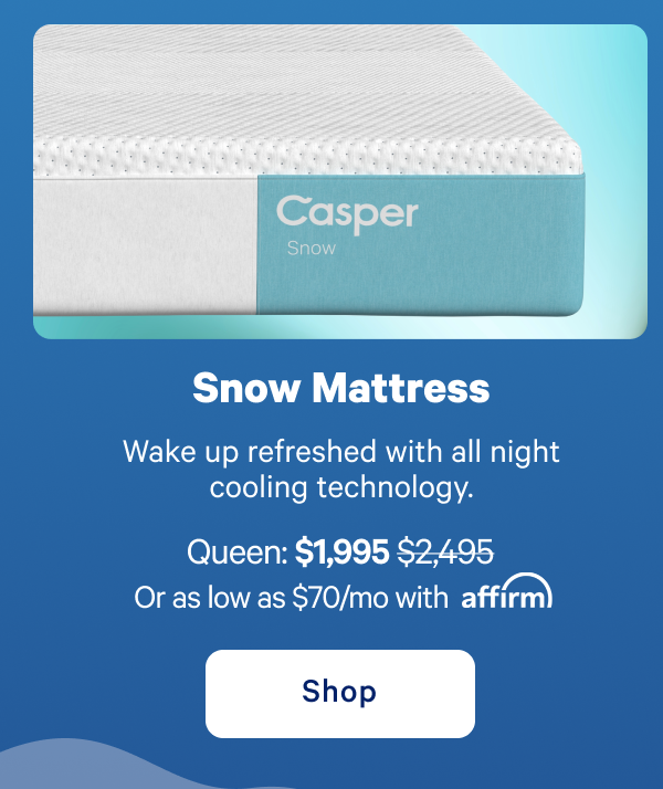 Snow Mattress >> Shop now >>