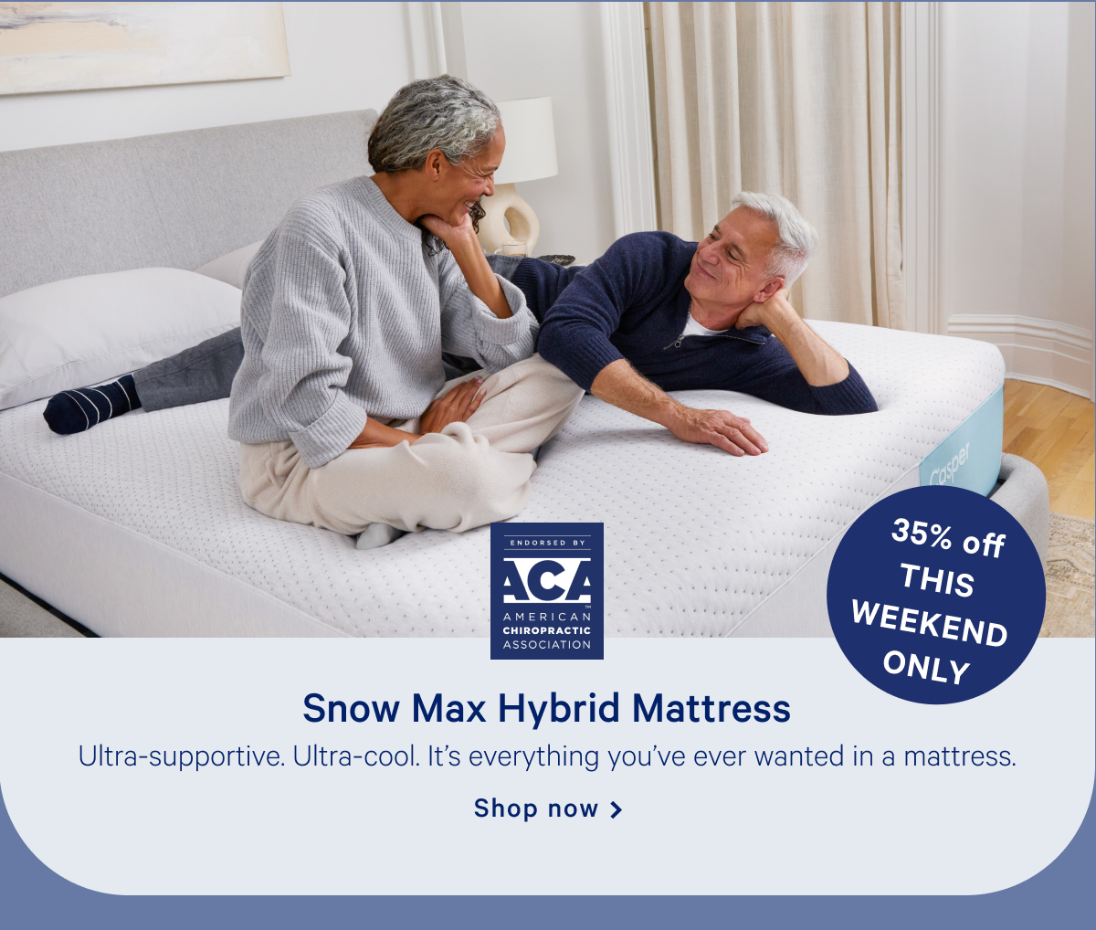 Snow Max Hybrid Mattress >> Ultra-supportive. Ultra-cool. It’s everything you’ve ever wanted in a mattress. >> Shop now >>