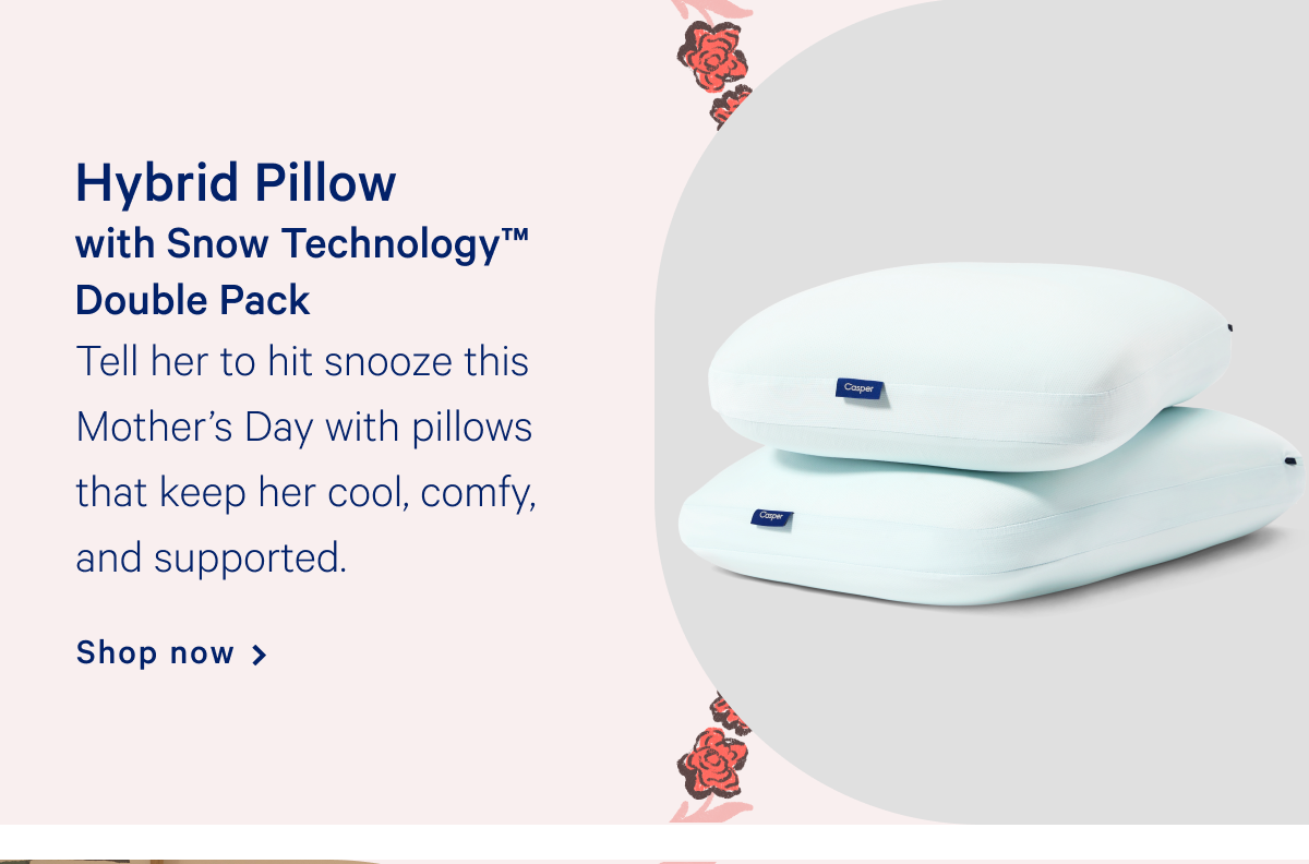 Hybrid Pillow with Snow Technology Double Pack >> Shop now >>