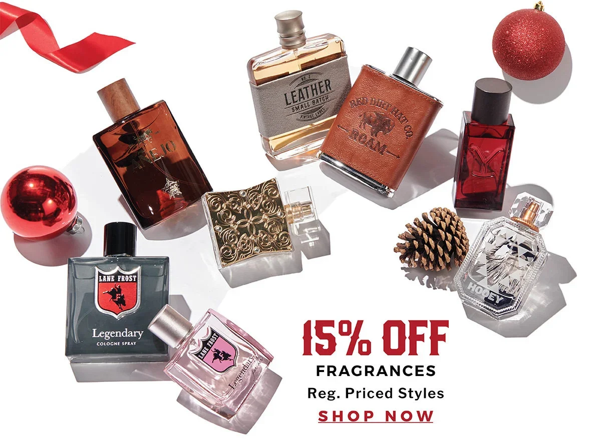 15% Off Fragrances | Reg. Priced Styles | Shop Now