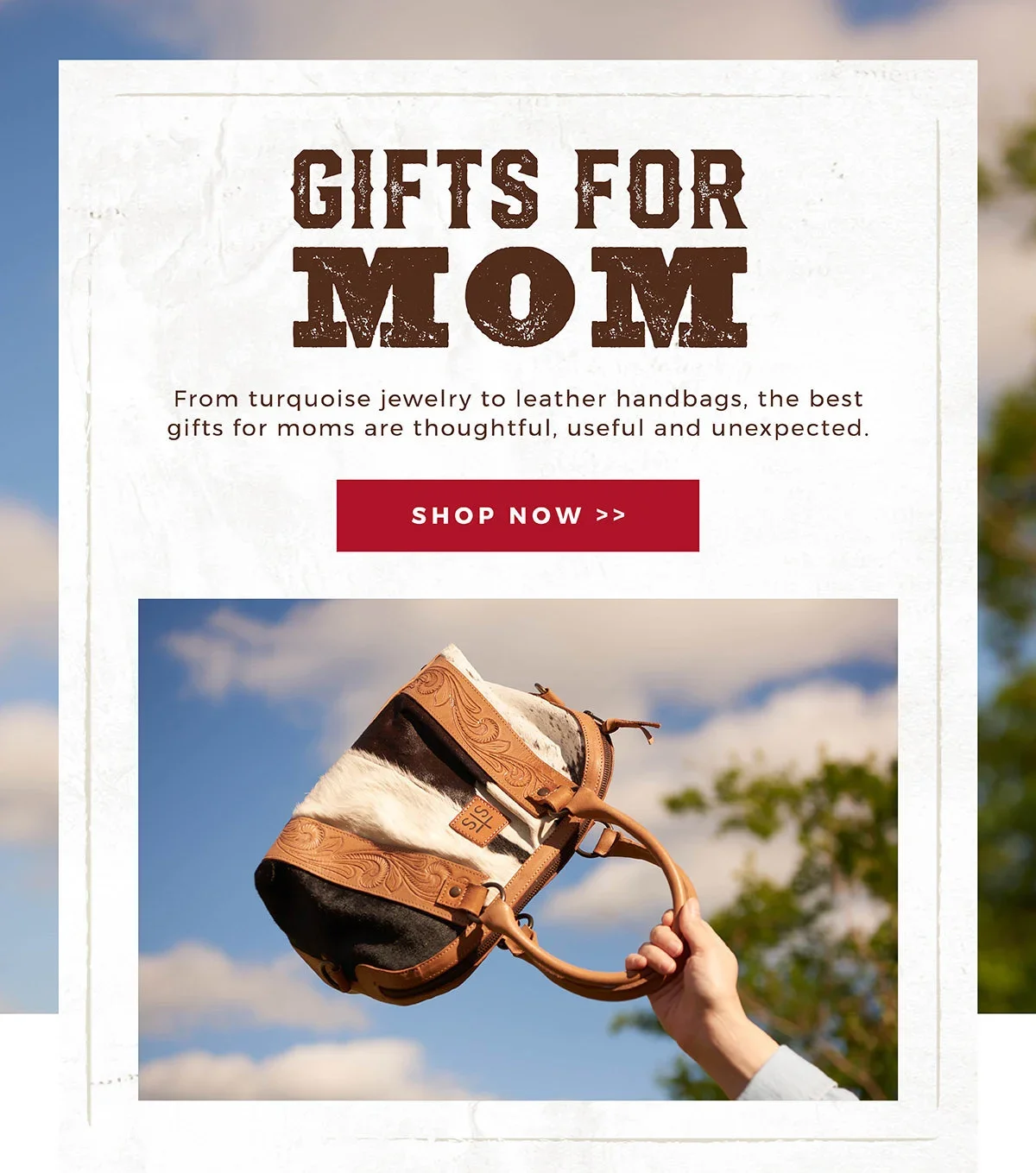 Gifts for Mom | From turquoise jewelry to leather handbags, the best gifts for mom are thoughtful, useful and unexpected. | Shop Now