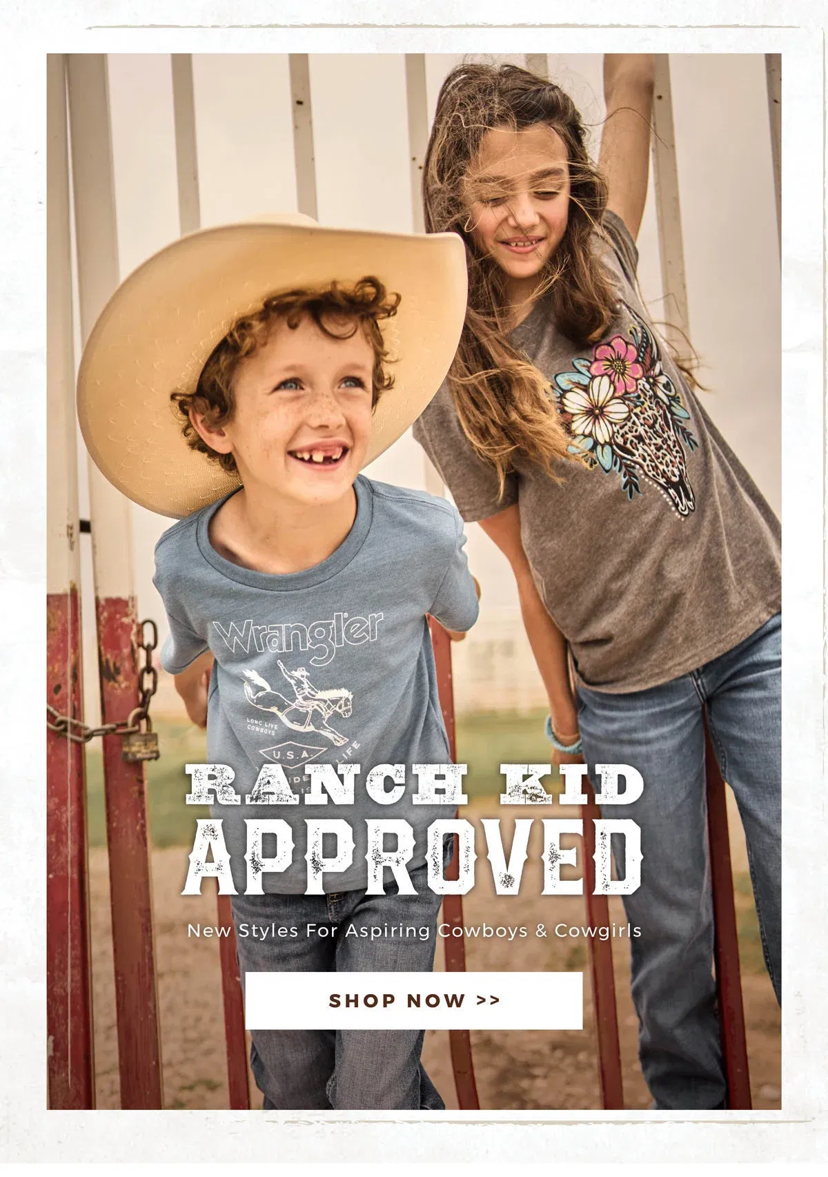 RANCH KID APPROVED | New Styles For Aspiring Cowboys & Cowgirls | SHOP NOW >>