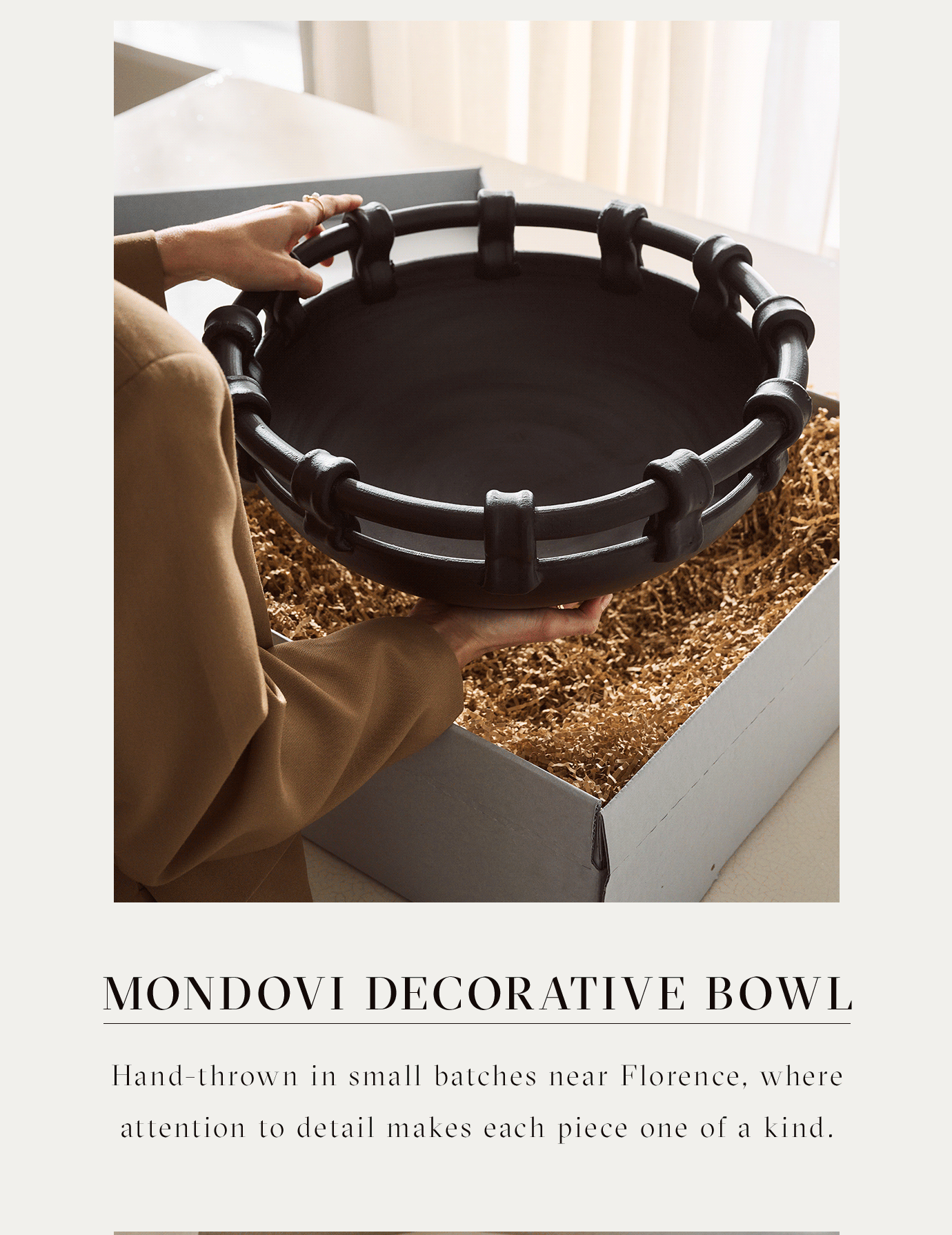 MONDOVI DECORATIVE BOWL