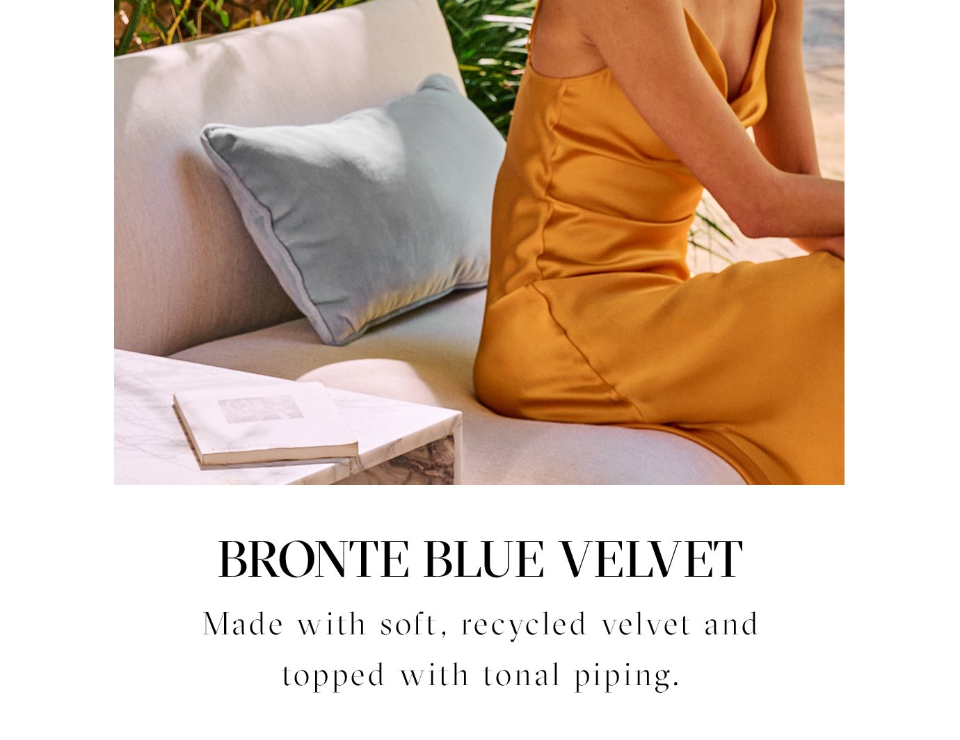 BRONTE BLUE VELVET