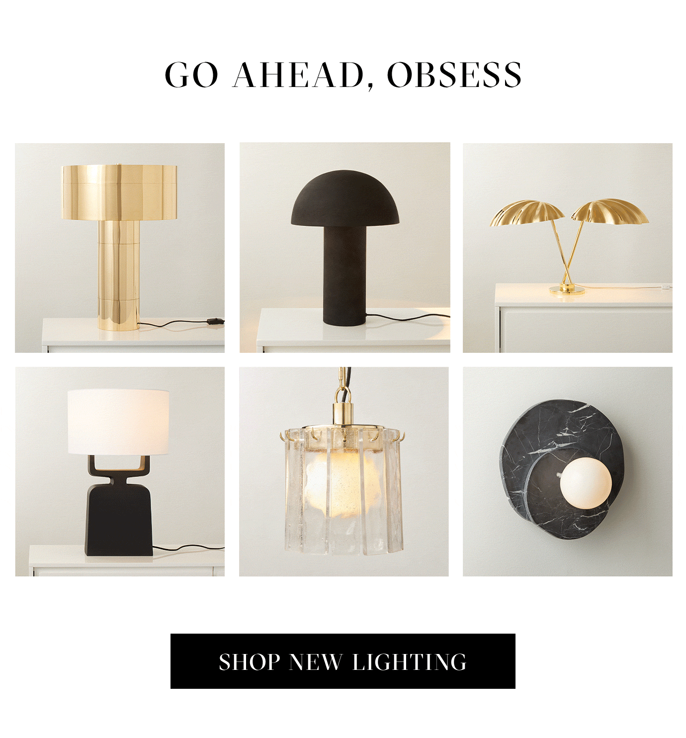 SHOP NEW LIGHTING