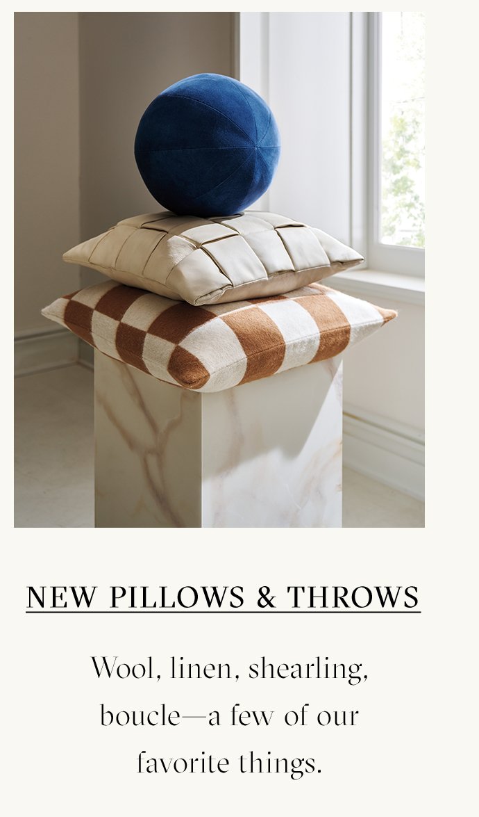 NEW PILLOWS & THROWS