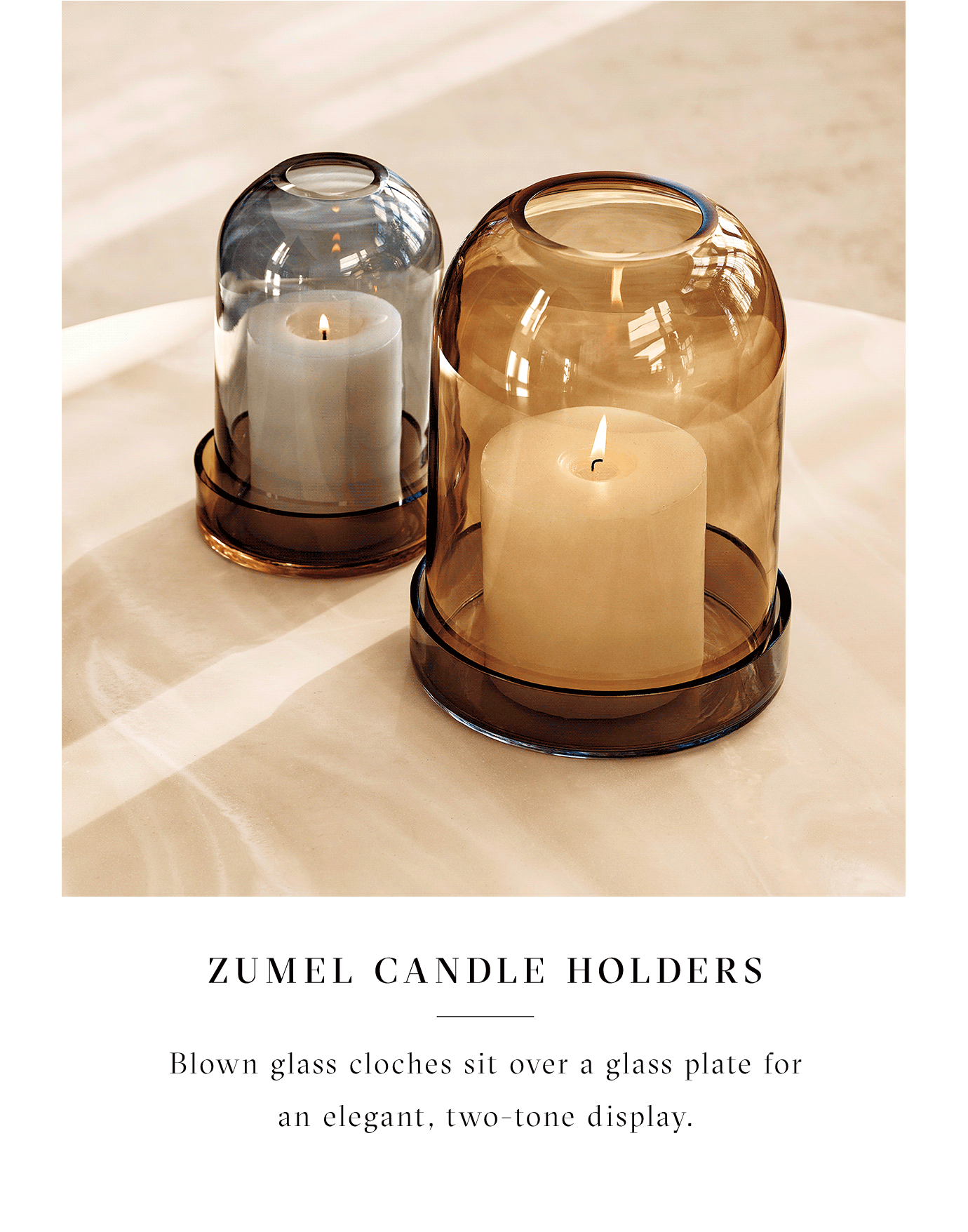 ZUMEL CANDLE HOLDERS