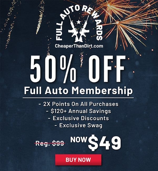 Full Auto Rewards Half Off