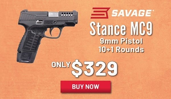 Savage Stance MC9 9mm Pistol 