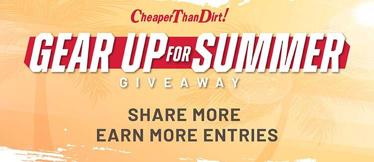 Summer Giveaway. Shore More. Earn More Entries. 