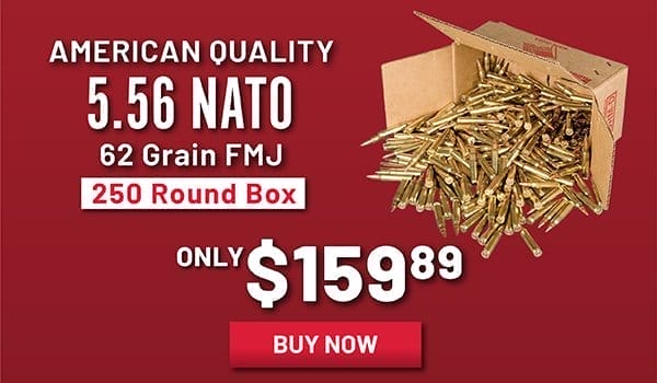 American Quality 5.56 NATO 250 Rounds