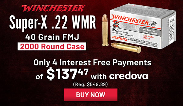Winchester Super-X .22 WMR 2000 Round Case