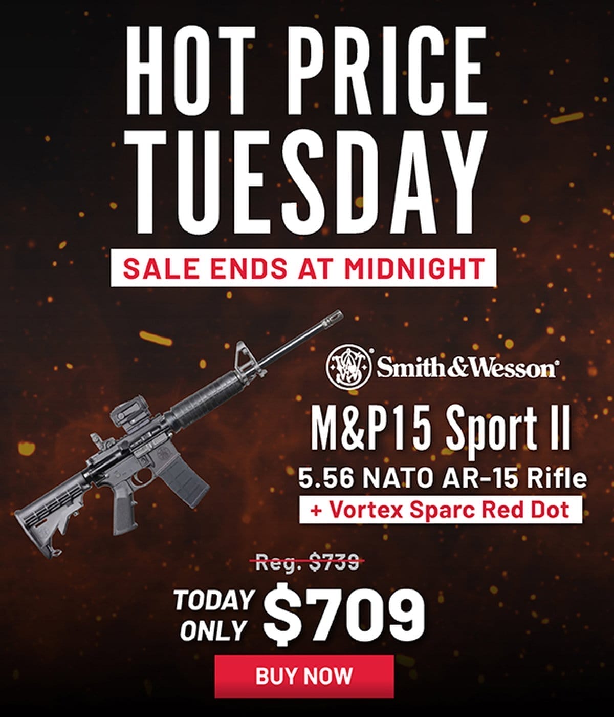 S&W M&P15 Sport II with Vortex Sparc Red Dot 