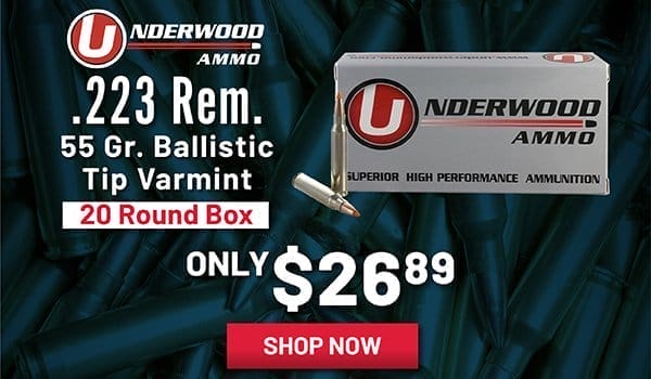 Underwood .223 Rem. 20 Rounds