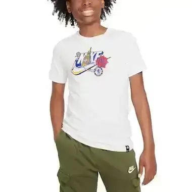 Chelsea Nike Futura T-Shirt - White - Kids