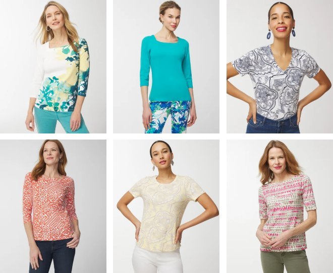 BOGO 50% off tops