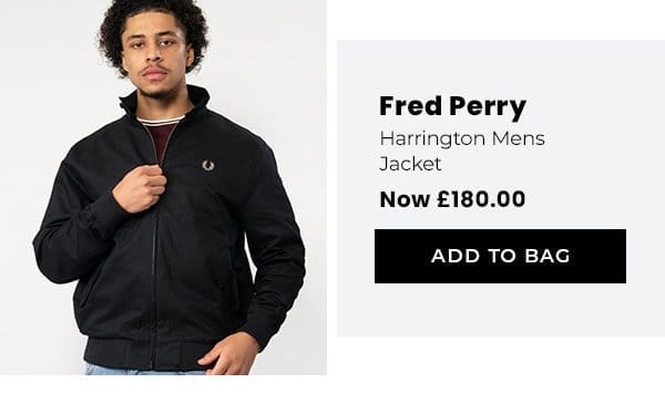 Fred Perry harrington mens jacket - NOW £180.00 - Add to bag