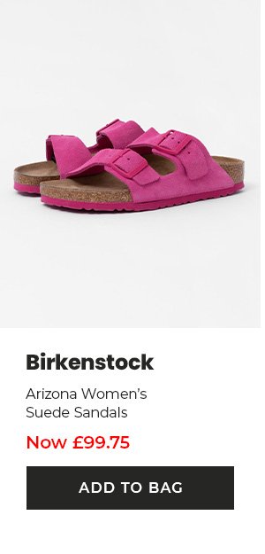 Birkenstock Arizona Womens Suede Sandals NOW £99.75 Add to bag