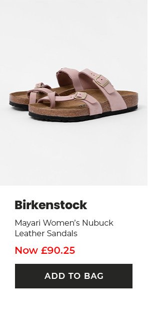 Birkenstock Mayari Womens Nubuck Leather Sandals NOW £90.25 Add to bag