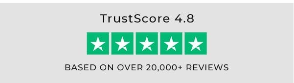 trustscore 4.8 | based on over 20,000 reviews