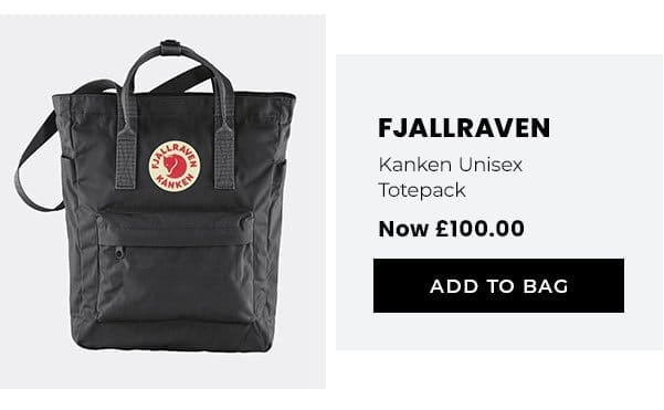 fjallraven | kanken unisex totepack | now £100.00 | add to bag